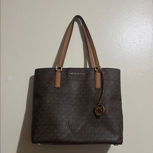 Michael Kors Dark Brown Signature Tote